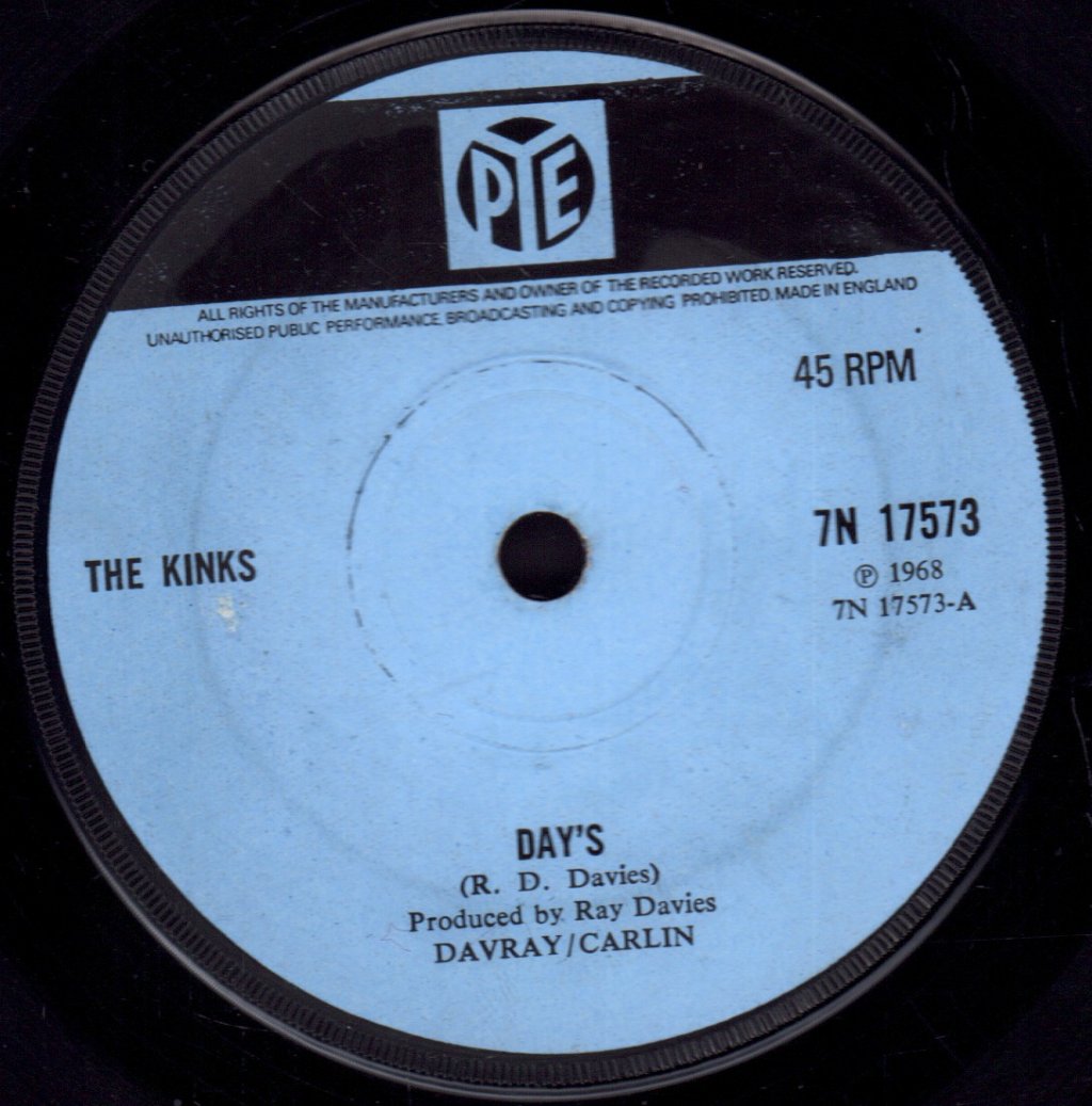 Kinks - Days - 7 Inch