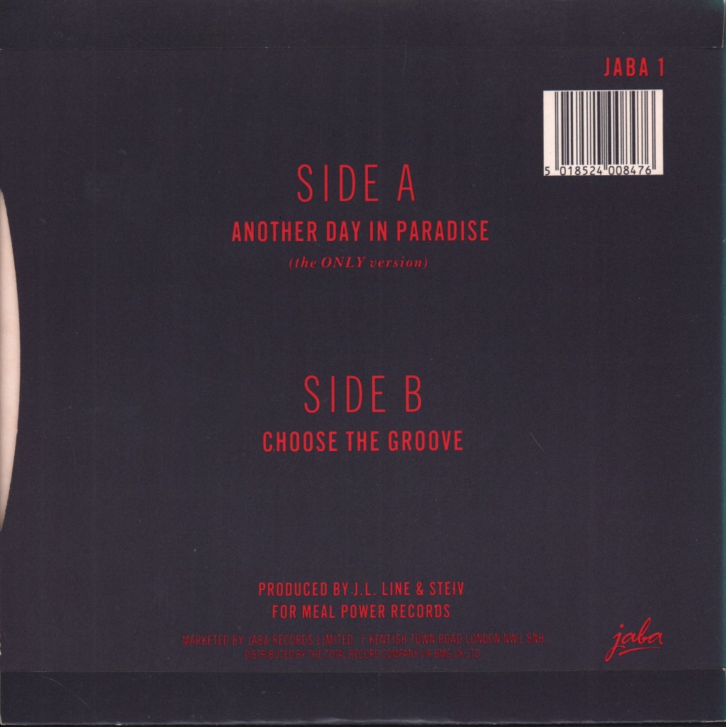 J.l.line - Another Day In Paradise - 7 Inch