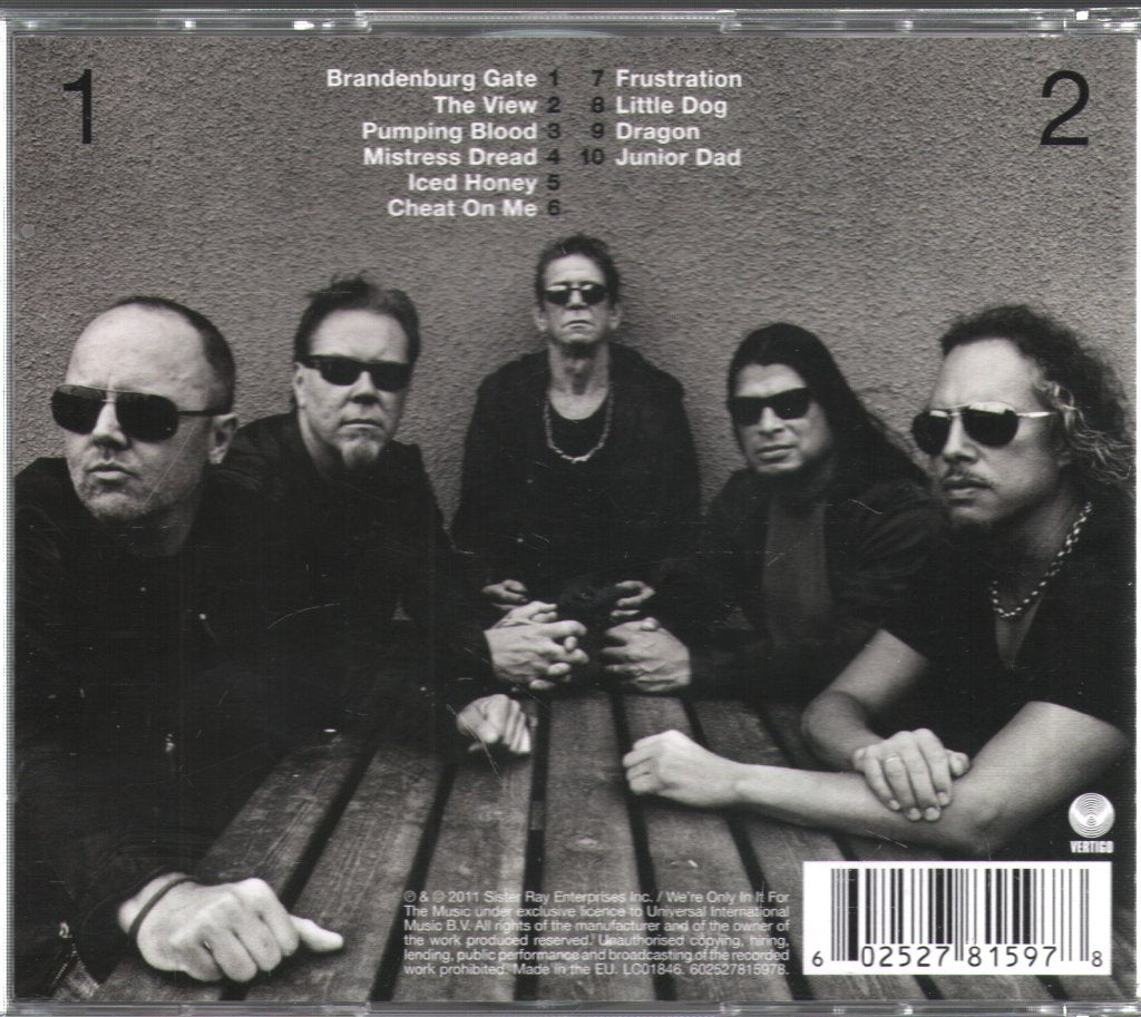Lou Reed And Metallica - Lulu - Double Cd