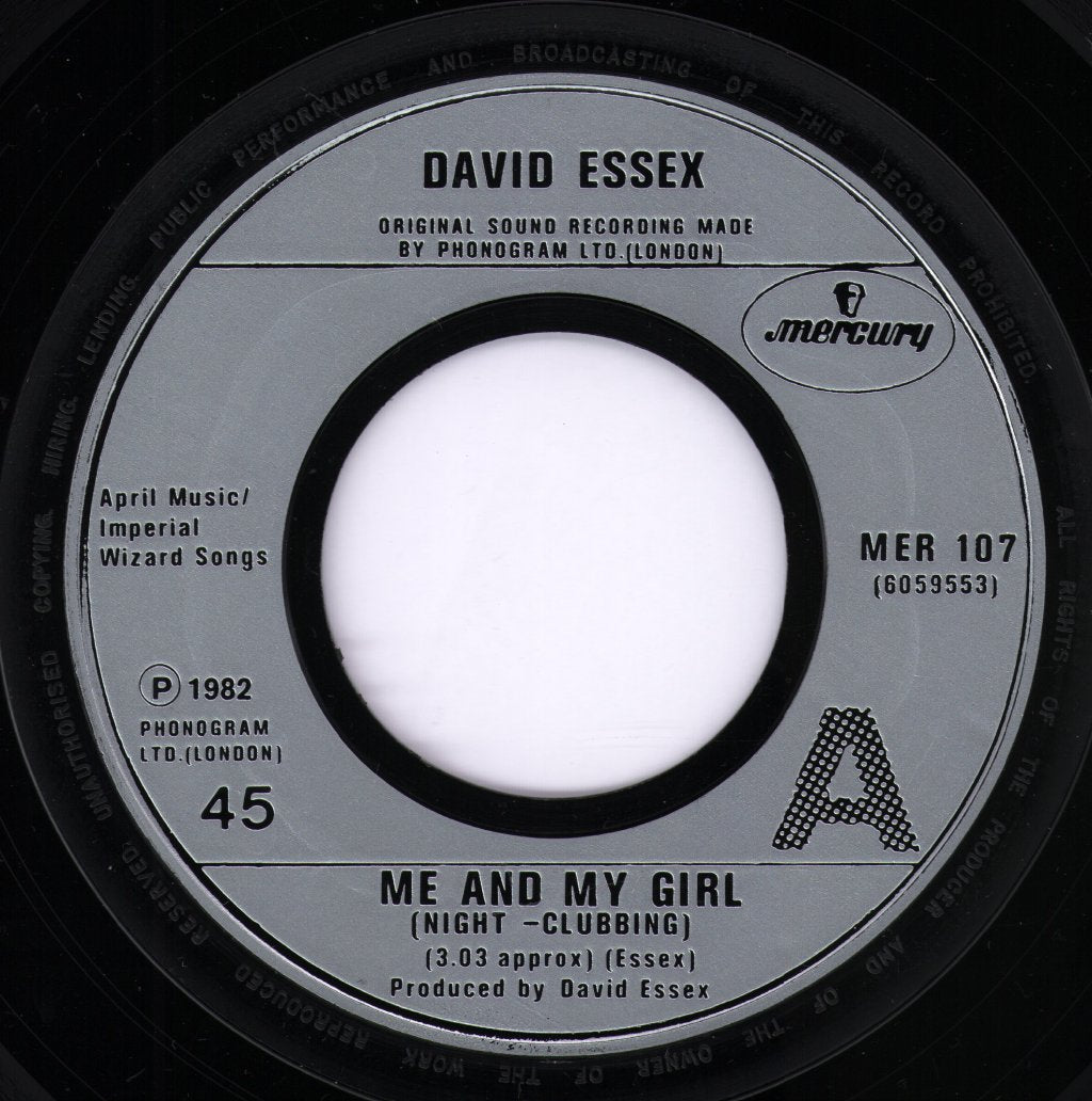 David Essex - Me And My Girl Night Clubbing - 7 Inch