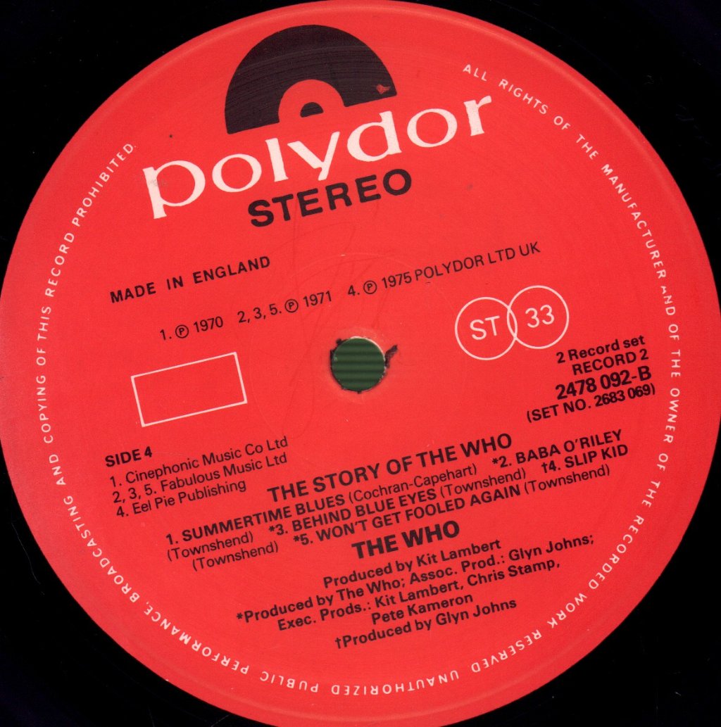 Who - Story Of - Double Lp