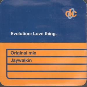 Evolution (90'S Group) - Love Thing - 7 Inch