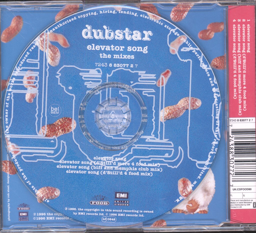 Dubstar - Elevator Song (The Mixes) - Cd