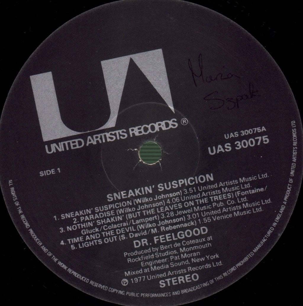Dr. Feelgood - Sneakin' Suspicion - Lp