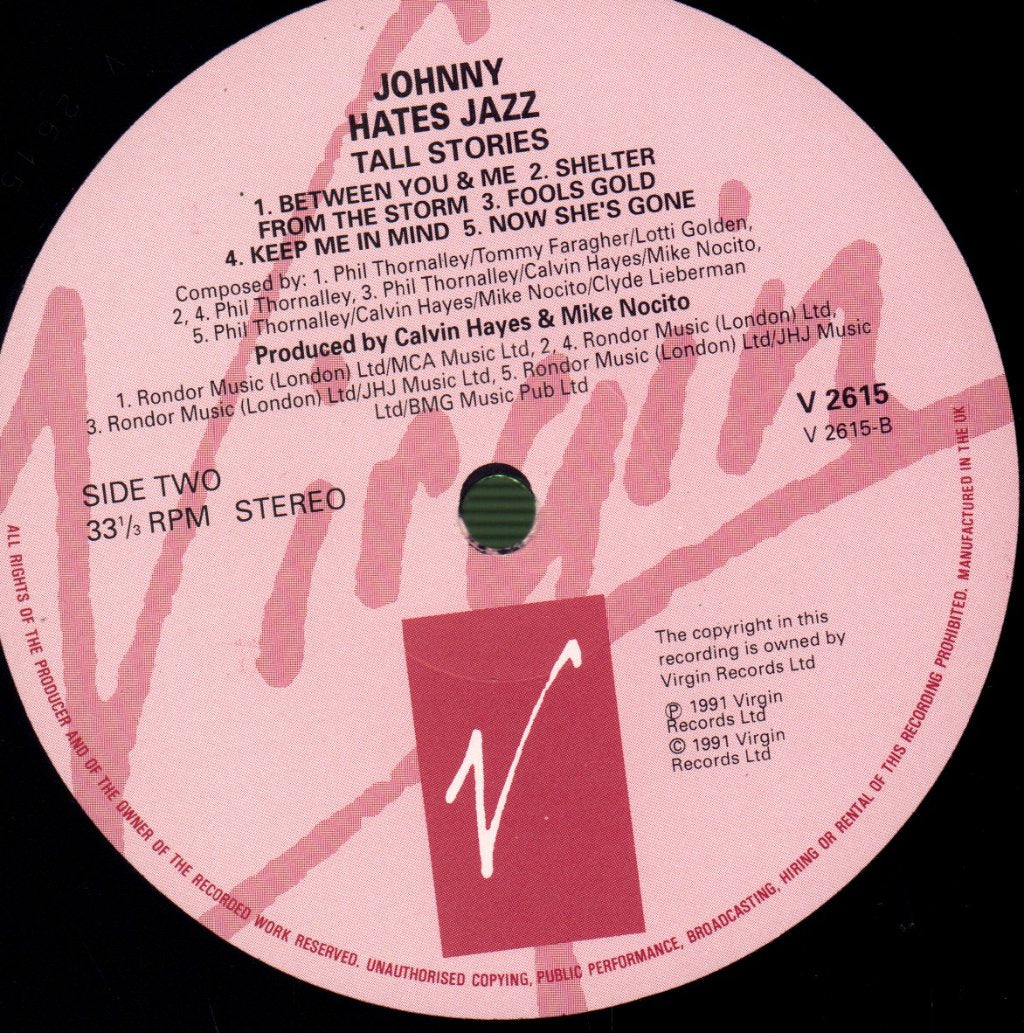 Johnny Hates Jazz - Tall Stories - Lp