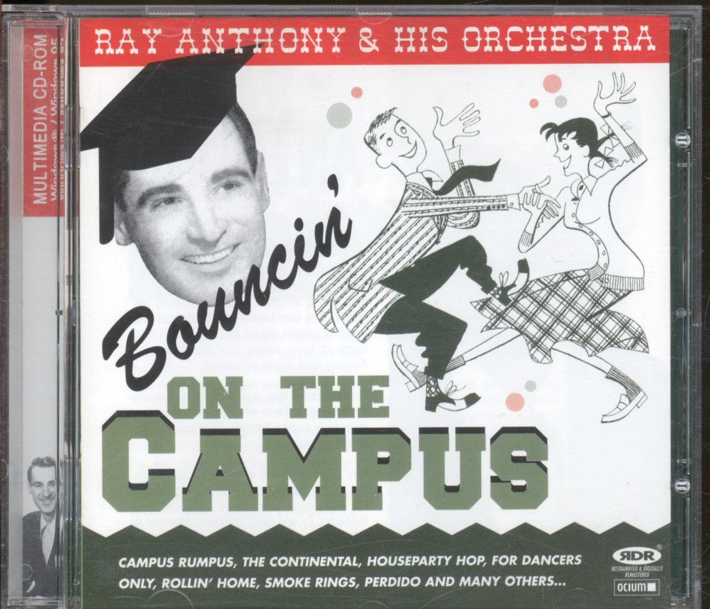 Ray Anthony and His Orchestra - Bouncin' On The Campus - Cd