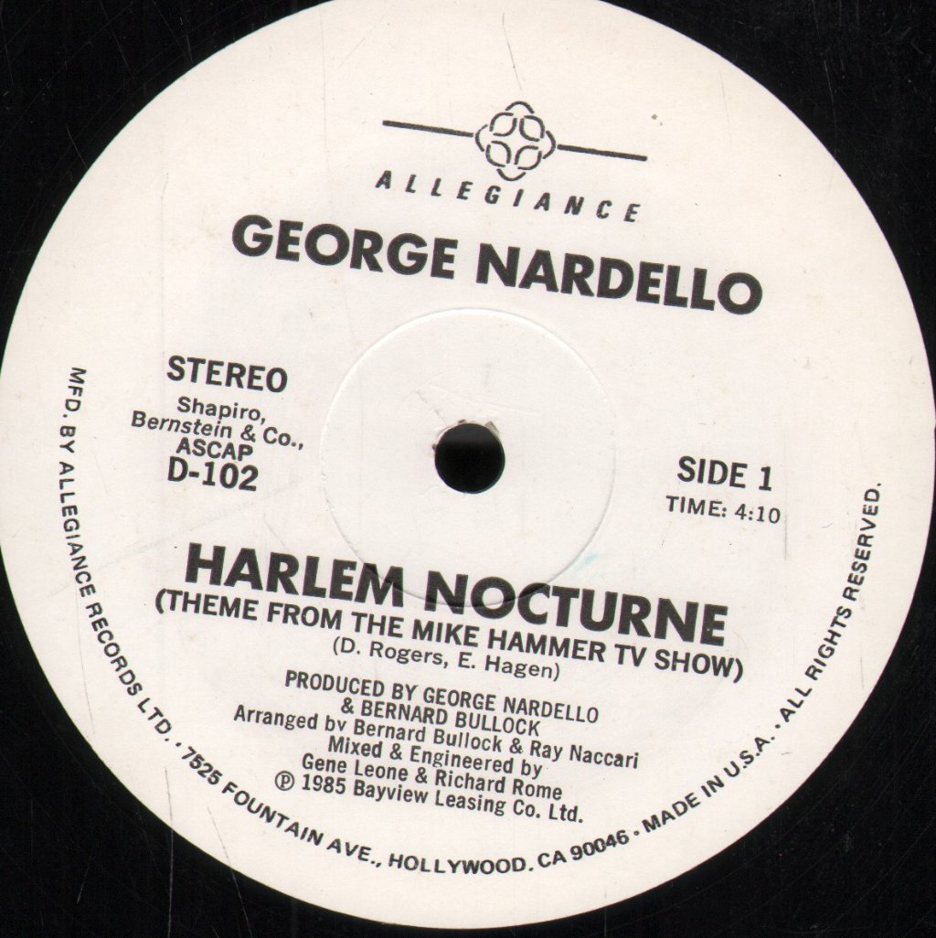 George Nardello - Harlem Nocturne - 12 Inch