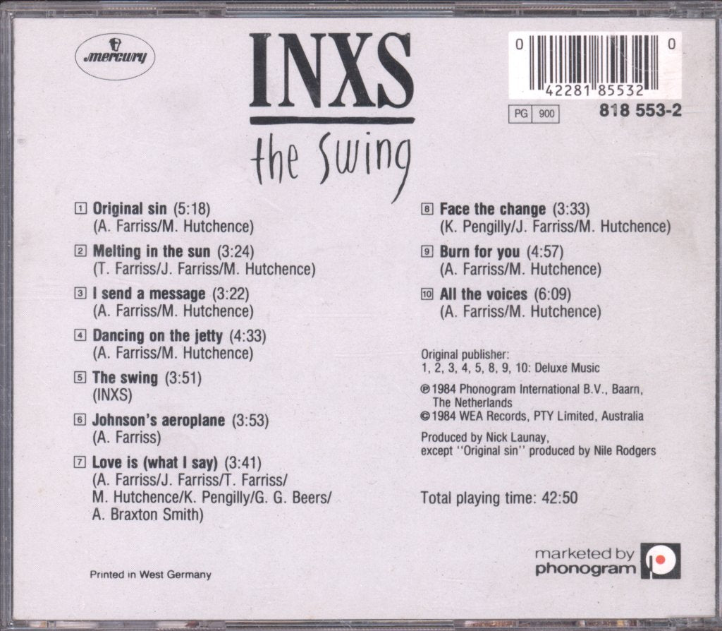 INXS - Swing - Cd