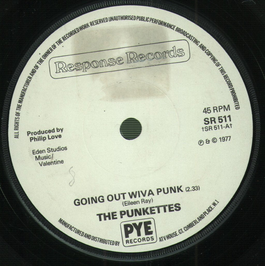 Punkettes - Going Out Wiva Punk - 7 Inch