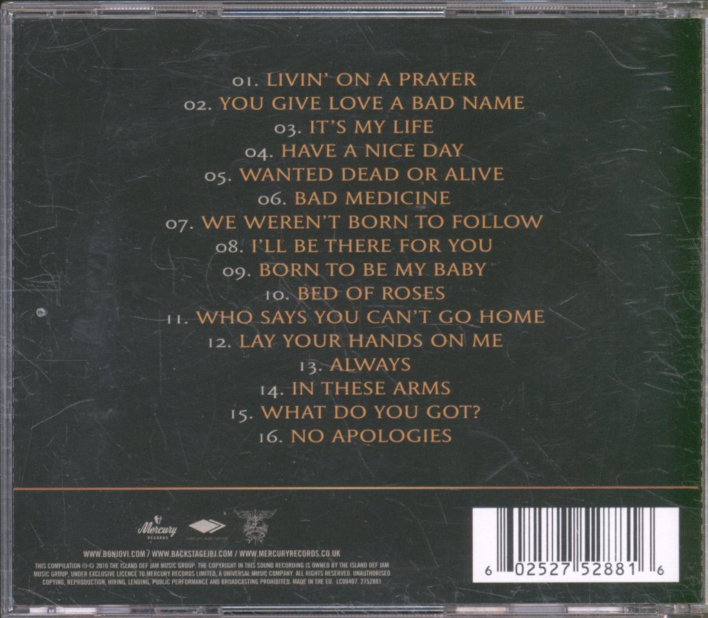 Bon Jovi - Greatest Hits - Cd