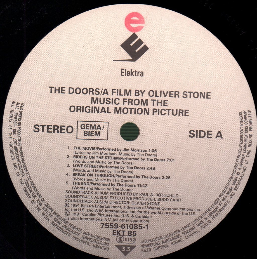 Doors - Doors (Music From The Original Motion Picture) - Lp