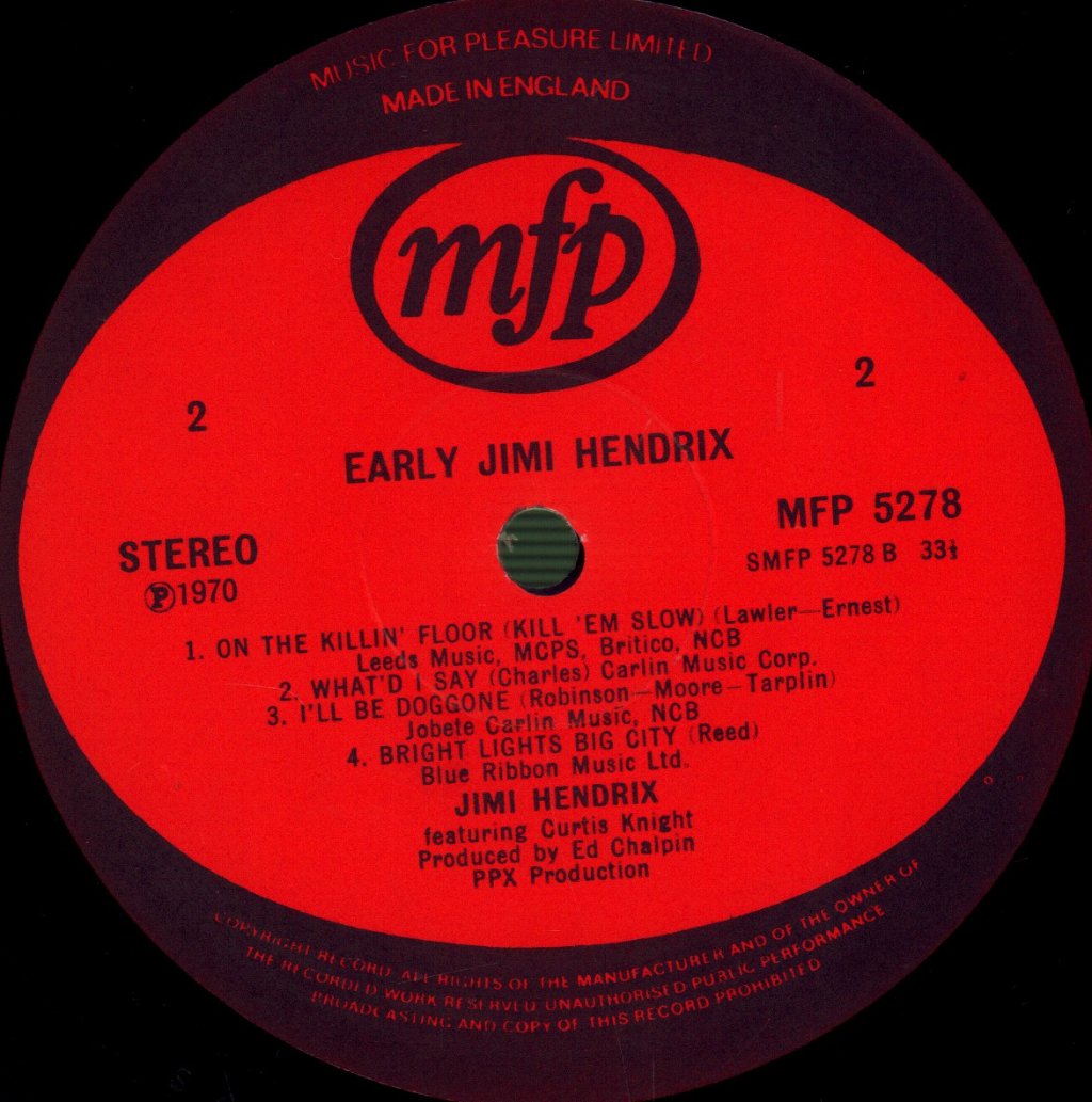 米LP Jimi Hendrix What'd I Say ※UK盤米国製造委託 Jimi Hendrix - What'd I Say - Lp – Vinyl Tap