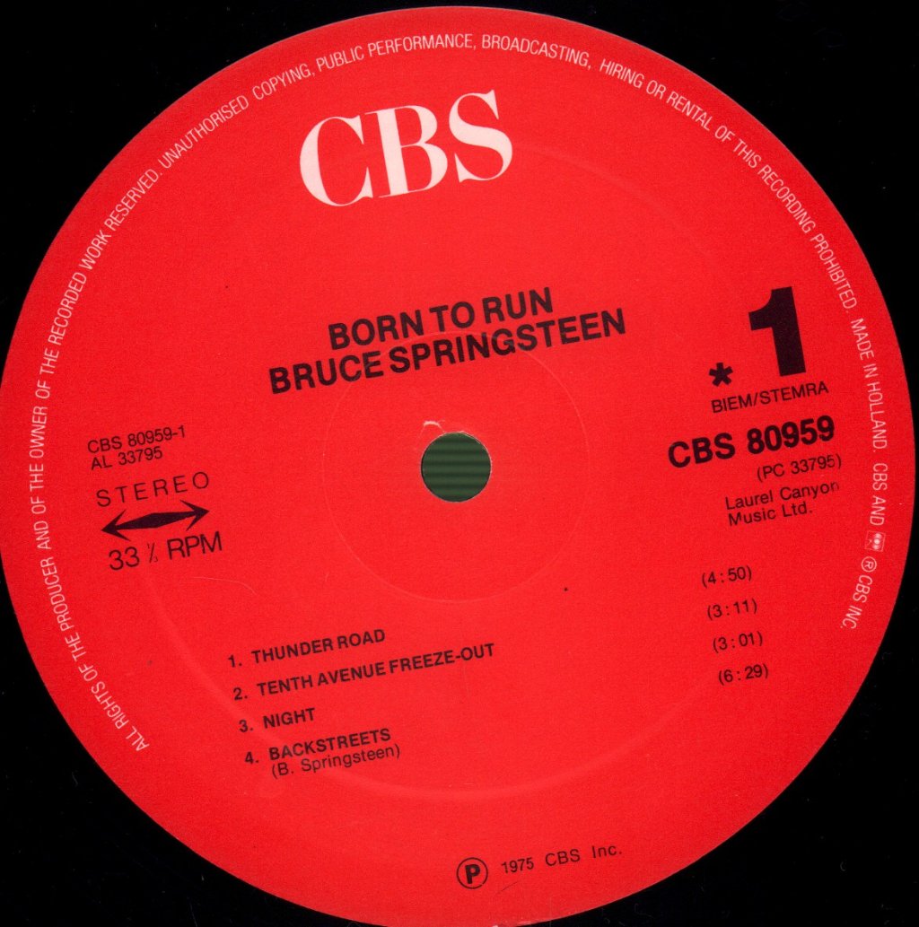 Bruce Springsteen - Born To Run - Lp