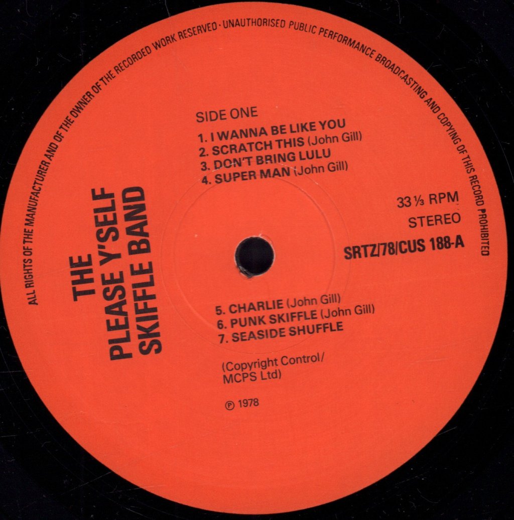 Please Y'self Skiffle Band - Scratch This! - Lp