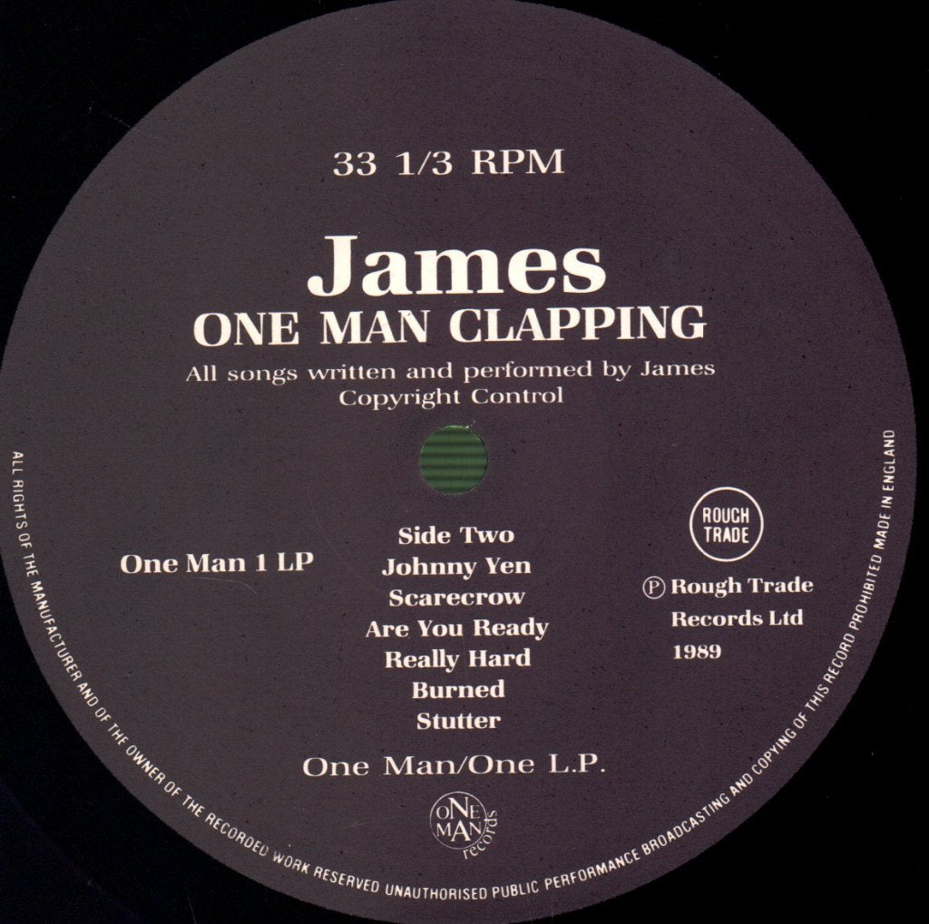 James - One Man Clapping (Live) - Lp