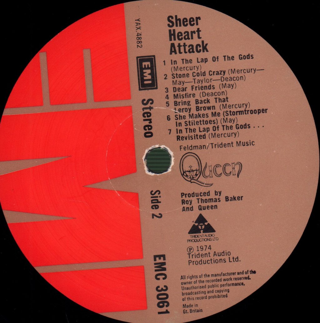 Queen - Sheer Heart Attack - Lp