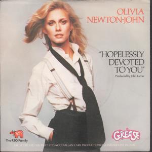 Olivia Newton John - Hopelessly Devoted To You - 7 Inch