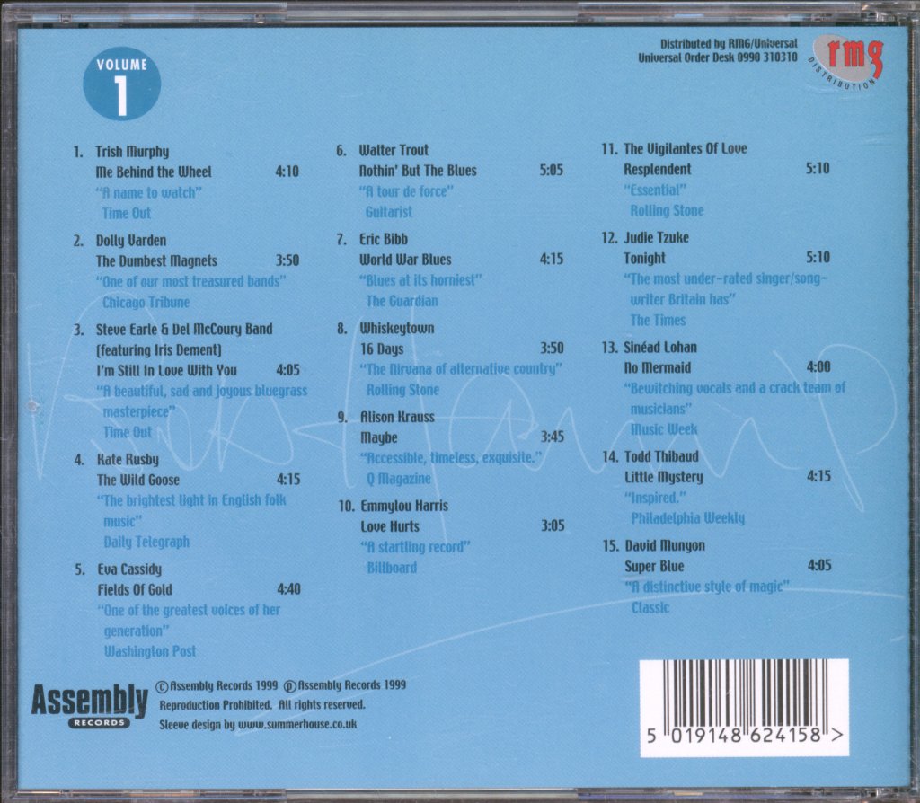 Various Artists - Bob Harris Presents ... Volume 1 - Cd