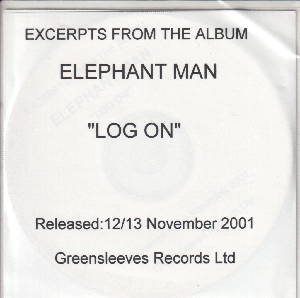 Elephant Man - excerpts from the album log on - Cdr