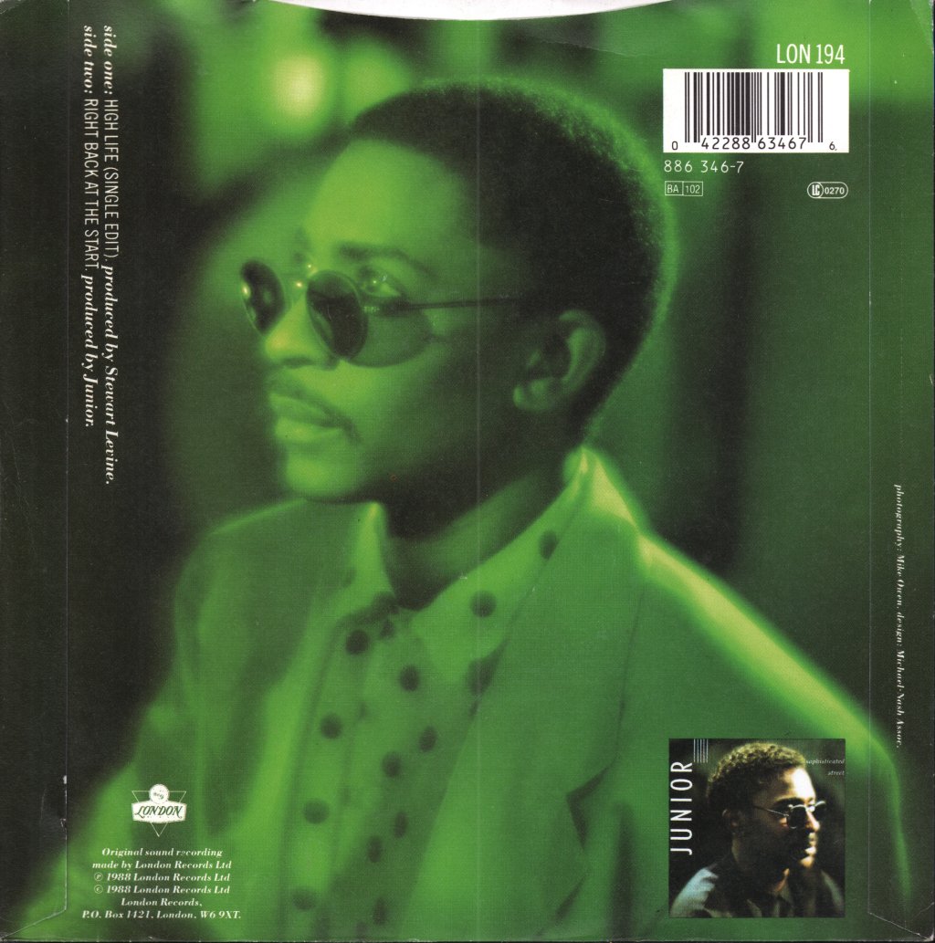 Junior - High Life - 7 Inch