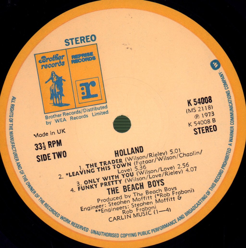 Beach Boys - Holland - Lp