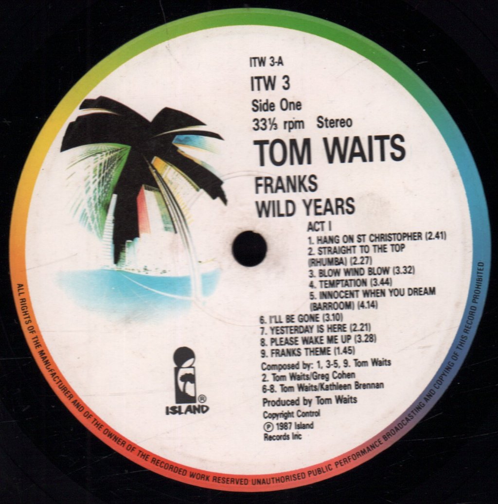 Tom Waits - Franks Wild Years - Lp