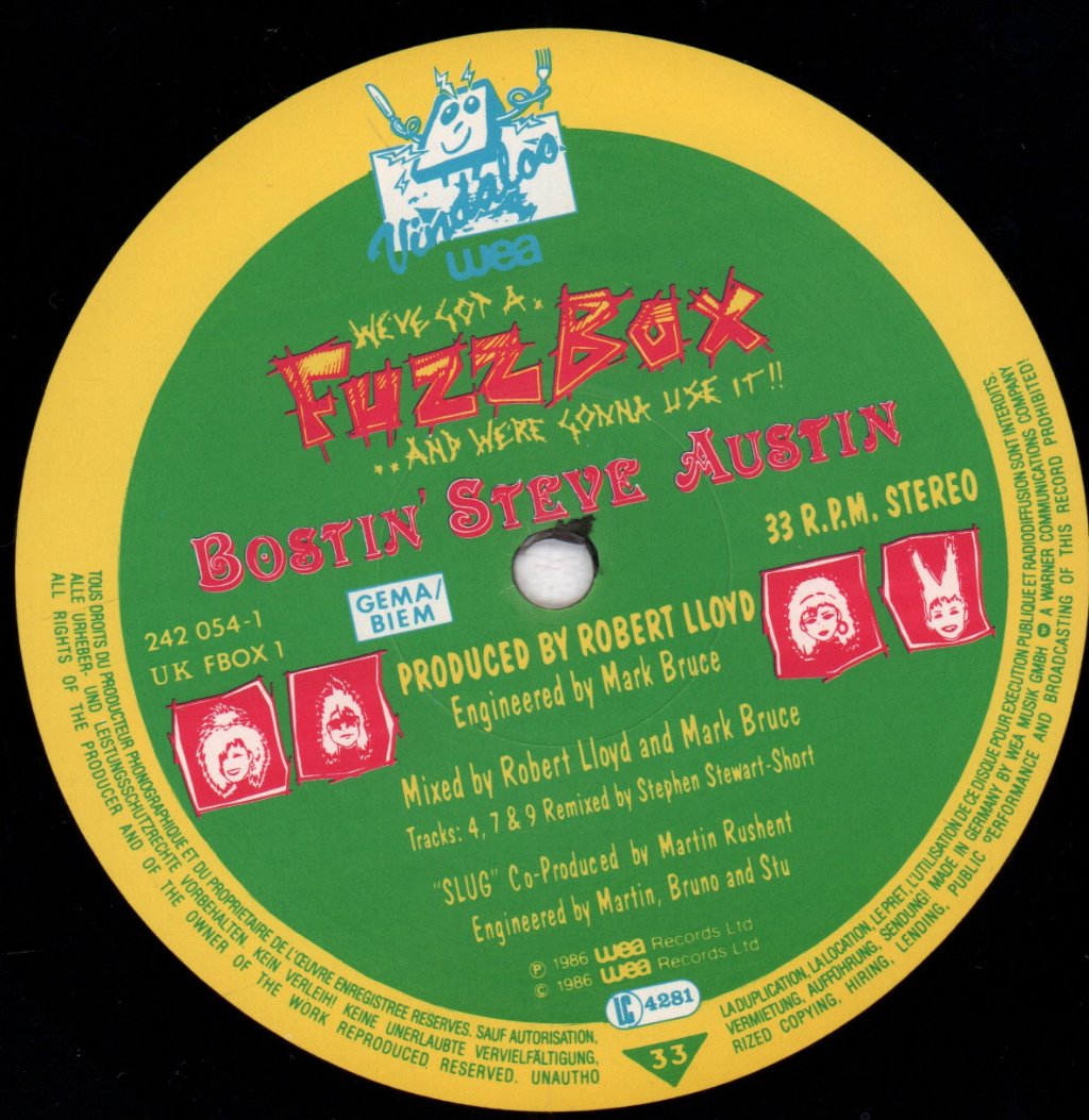 Fuzzbox - Bostin Steve Austin - Lp