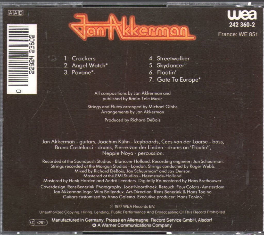 Jan Akkerman - Jan Akkerman - Cd