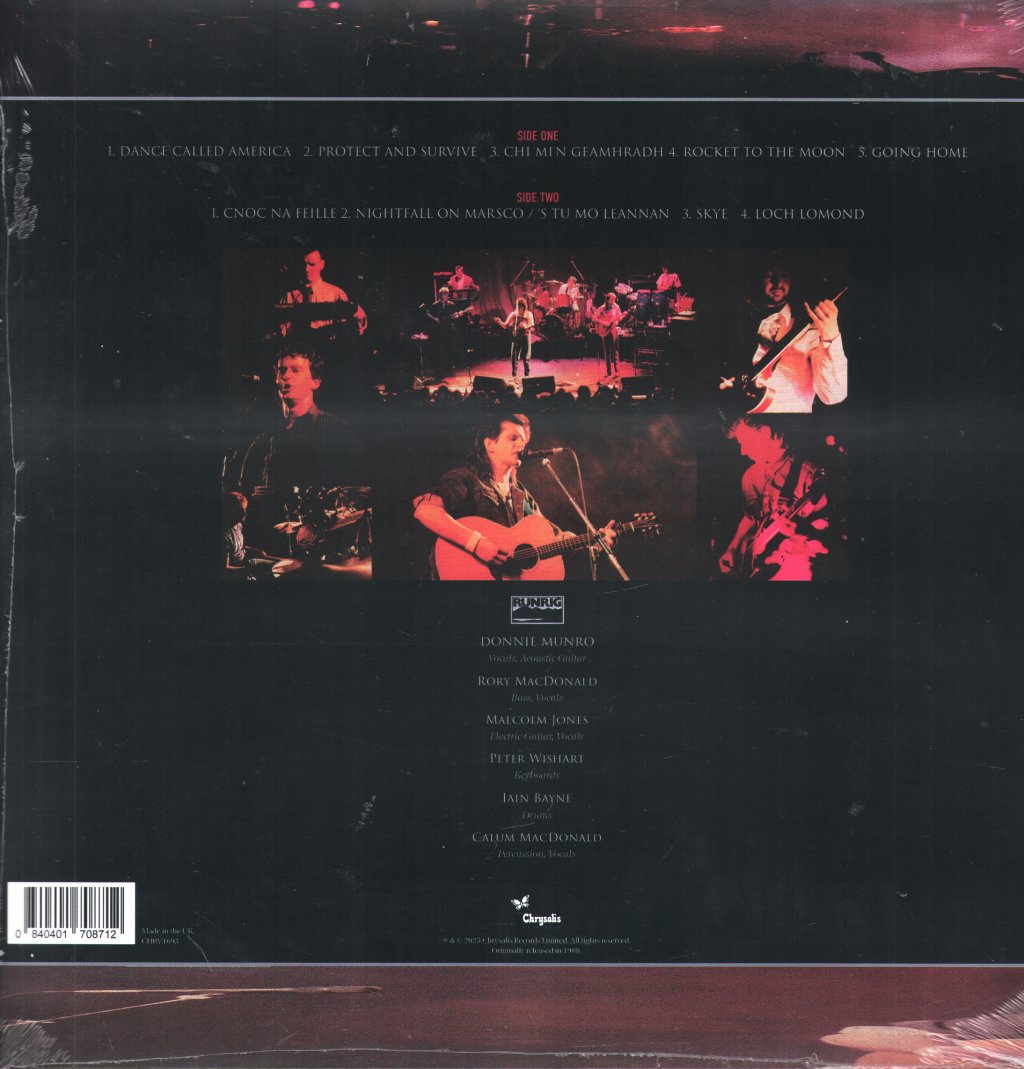 Runrig - Once In A Lifetime, Live - Lp