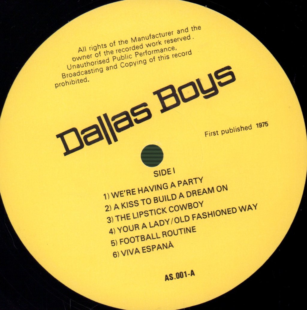 Dallas Boys - Doing There Own Thing - Lp