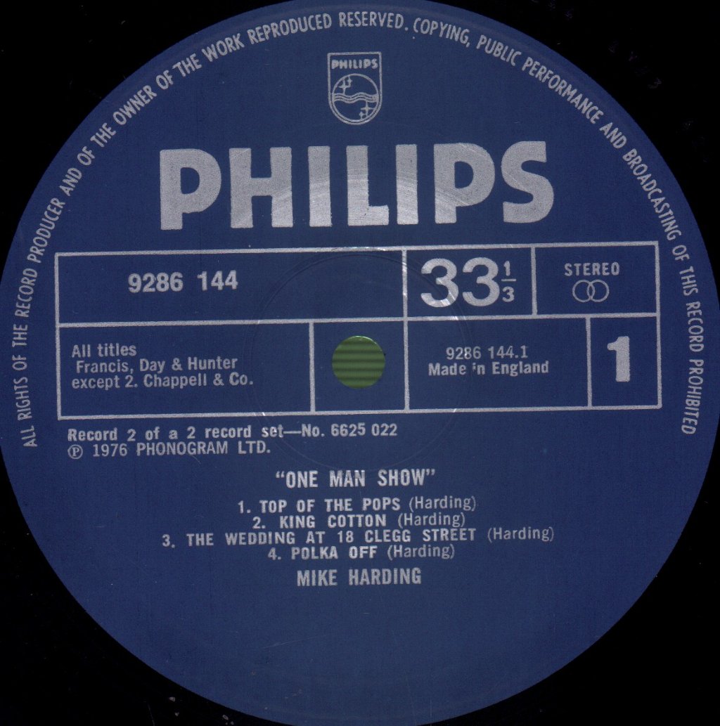 Mike Harding - One Man Show - Double Lp