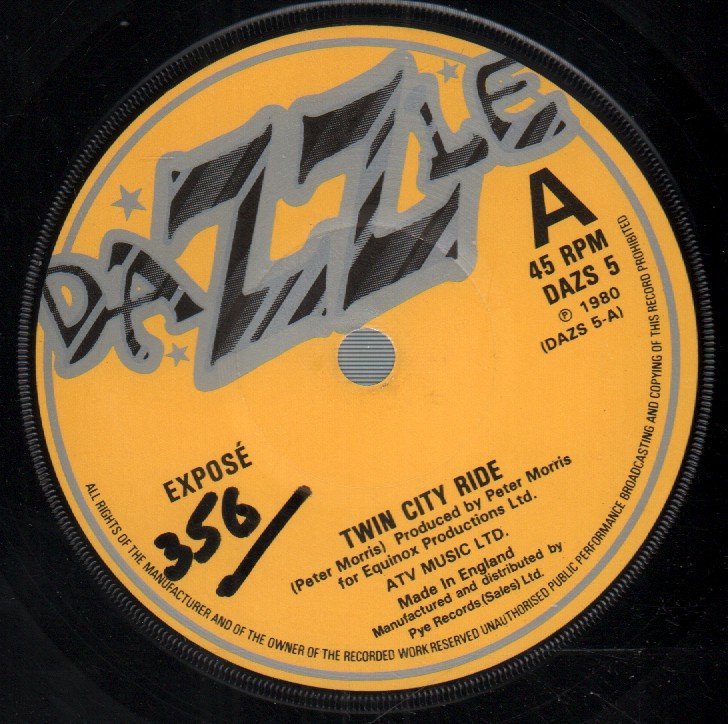 Expose (Powerpop) - Twin City Ride - 7 Inch