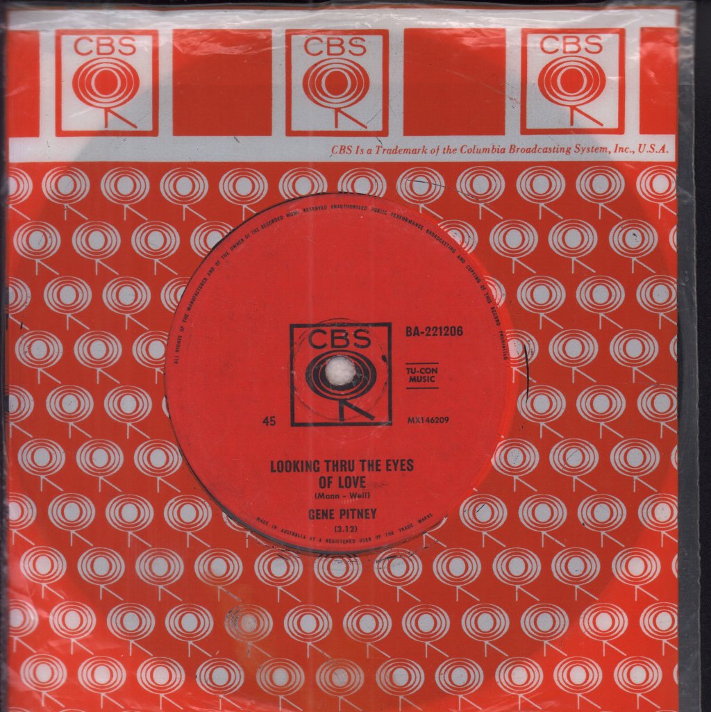Gene Pitney - Looking Through The Eyes Of Love - 7 Inch