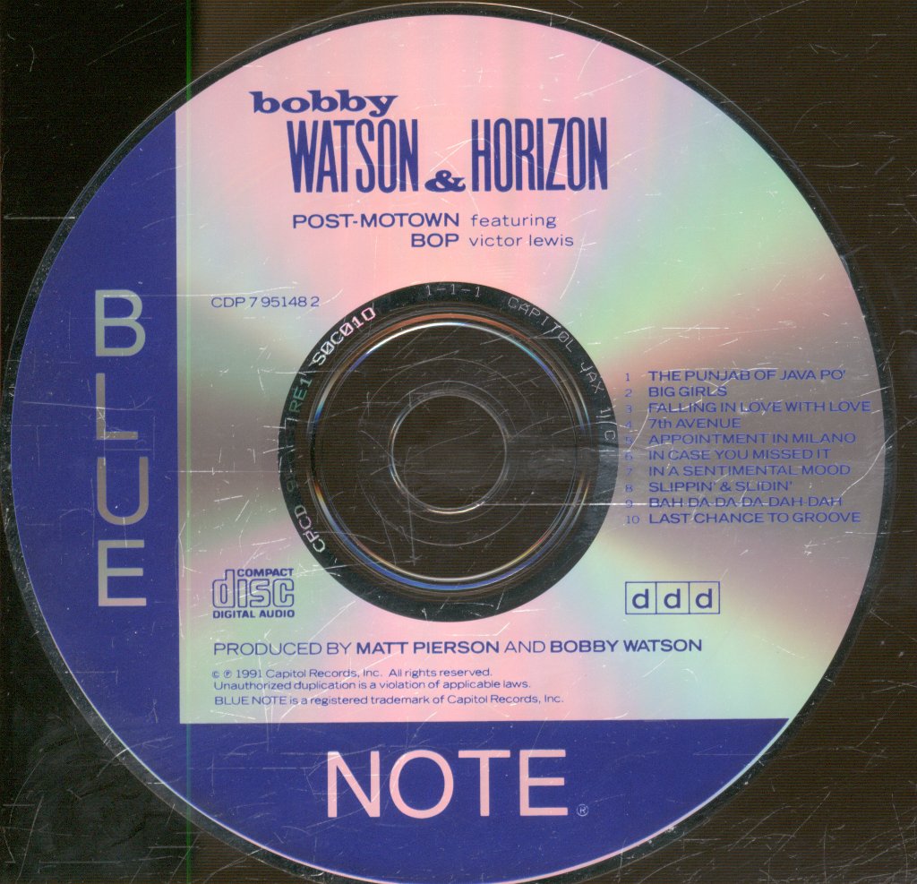 Bobby Watson & Horizon - Post-Motown Bop - Cd