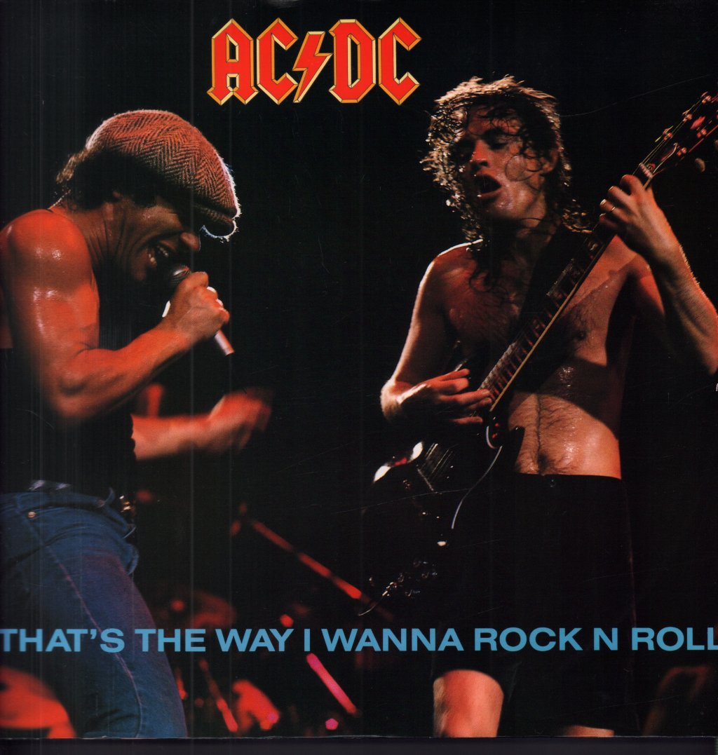 AC/DC - That's The Way I Wanna Rock N Roll - 12 Inch