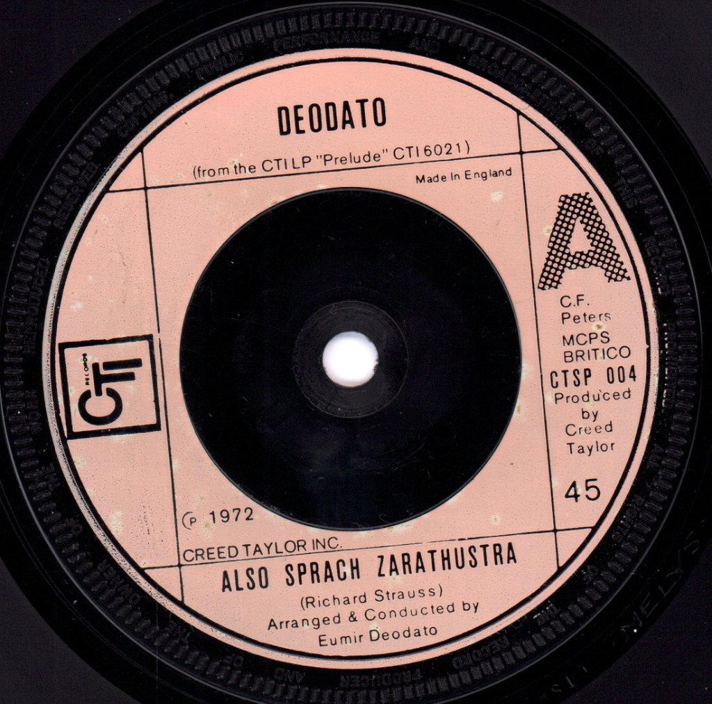 Deodato - Also Sprach Zarathustra - 7 Inch