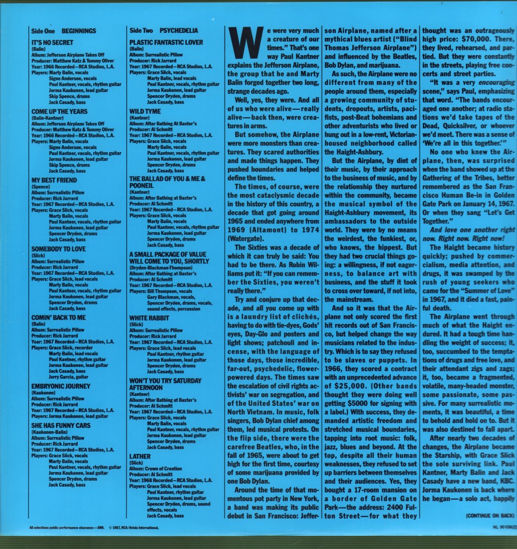Jefferson Airplane - 2400 Fulton Street (An Anthology) - Double Lp