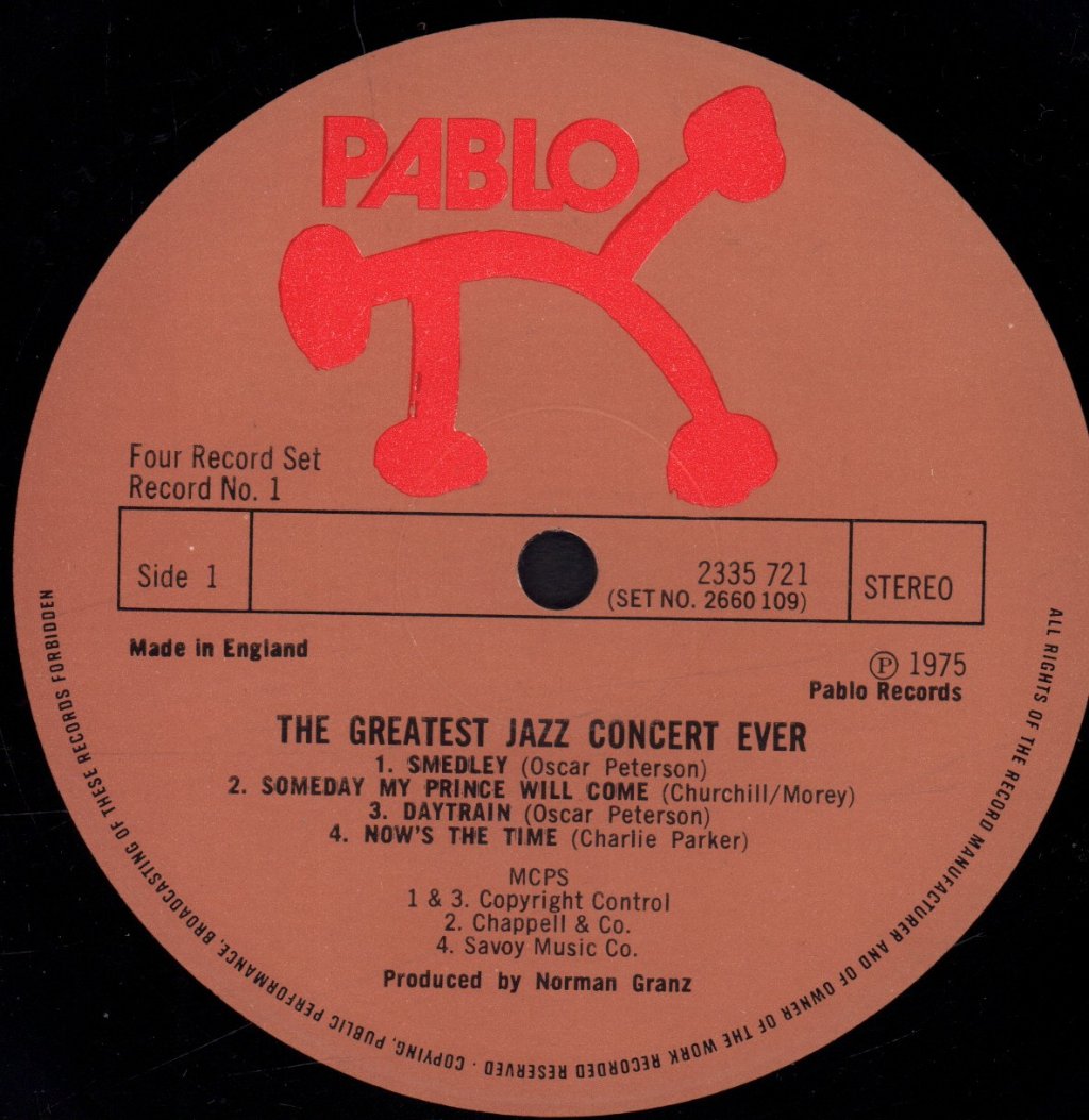 Various Artists - Greatest Jazz Concert In The World - Lp Box Set