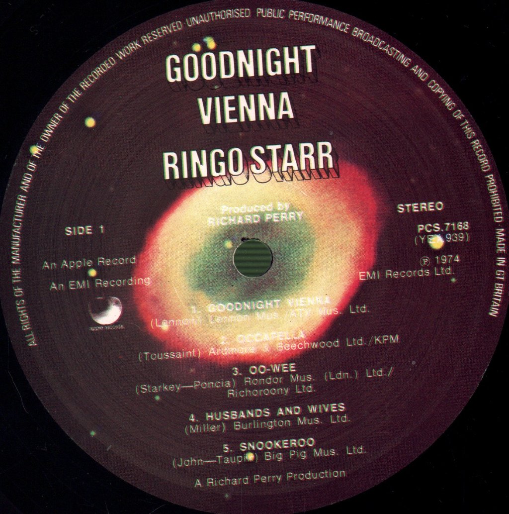 Ringo Starr - Goodnight Vienna - Lp