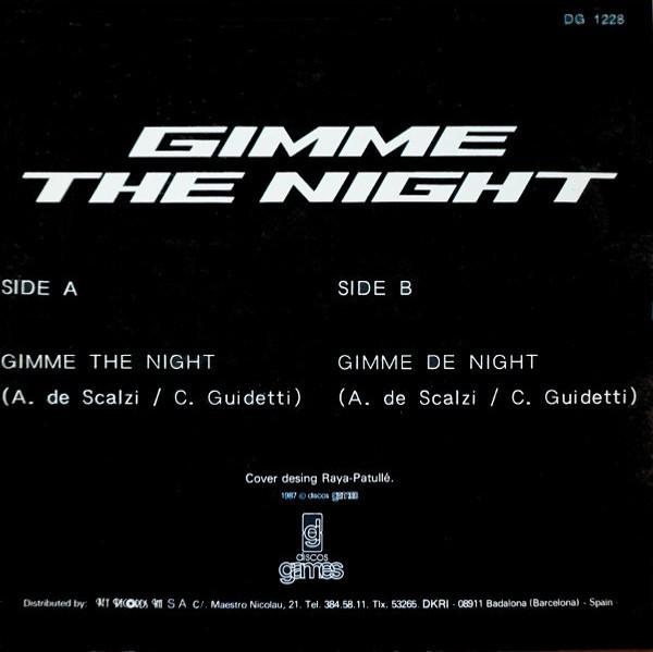 Digital Games - Gimme The Night - 12 Inch