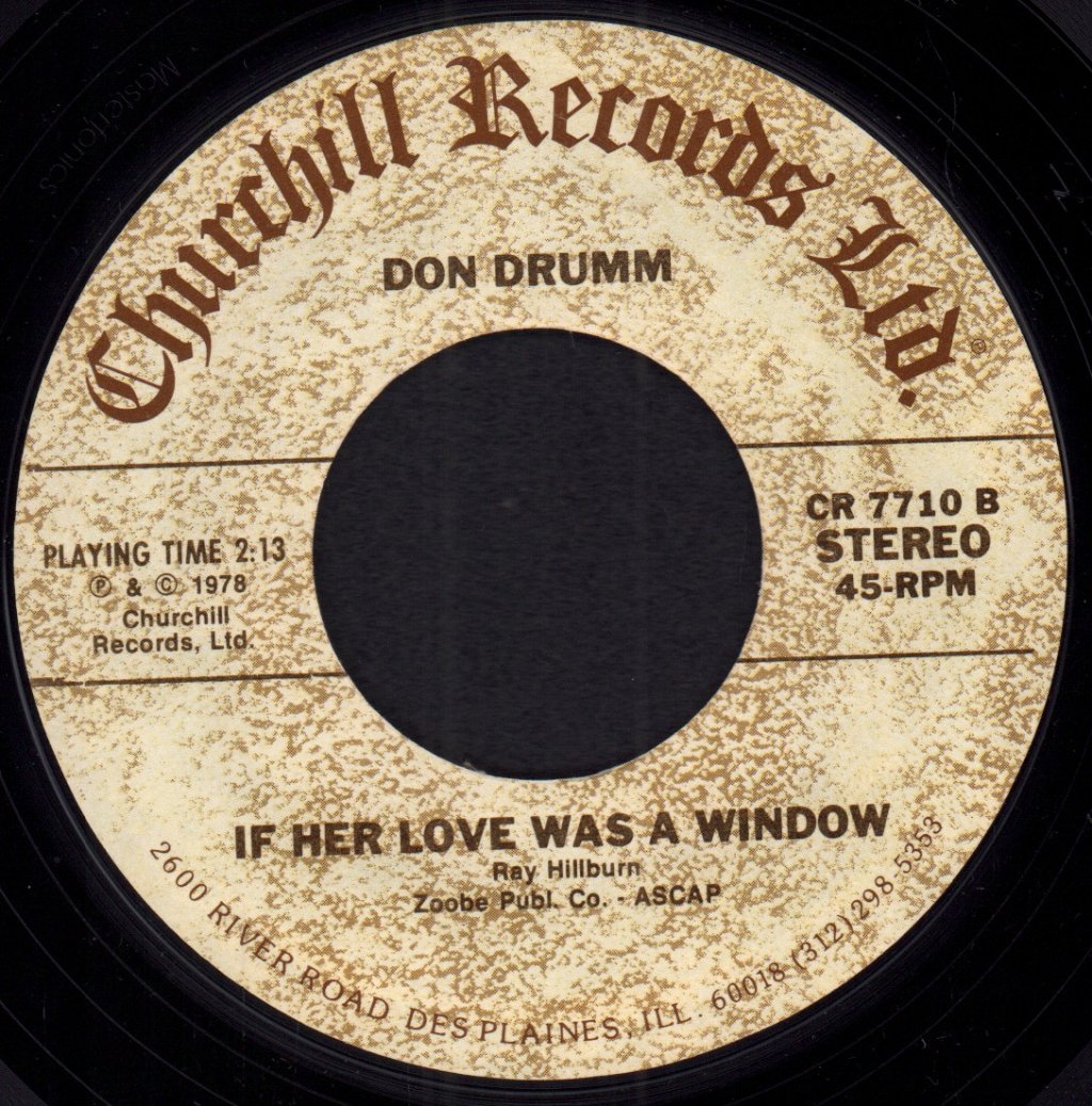 Don Drumm - Just Another Rhinestone - 7 Inch
