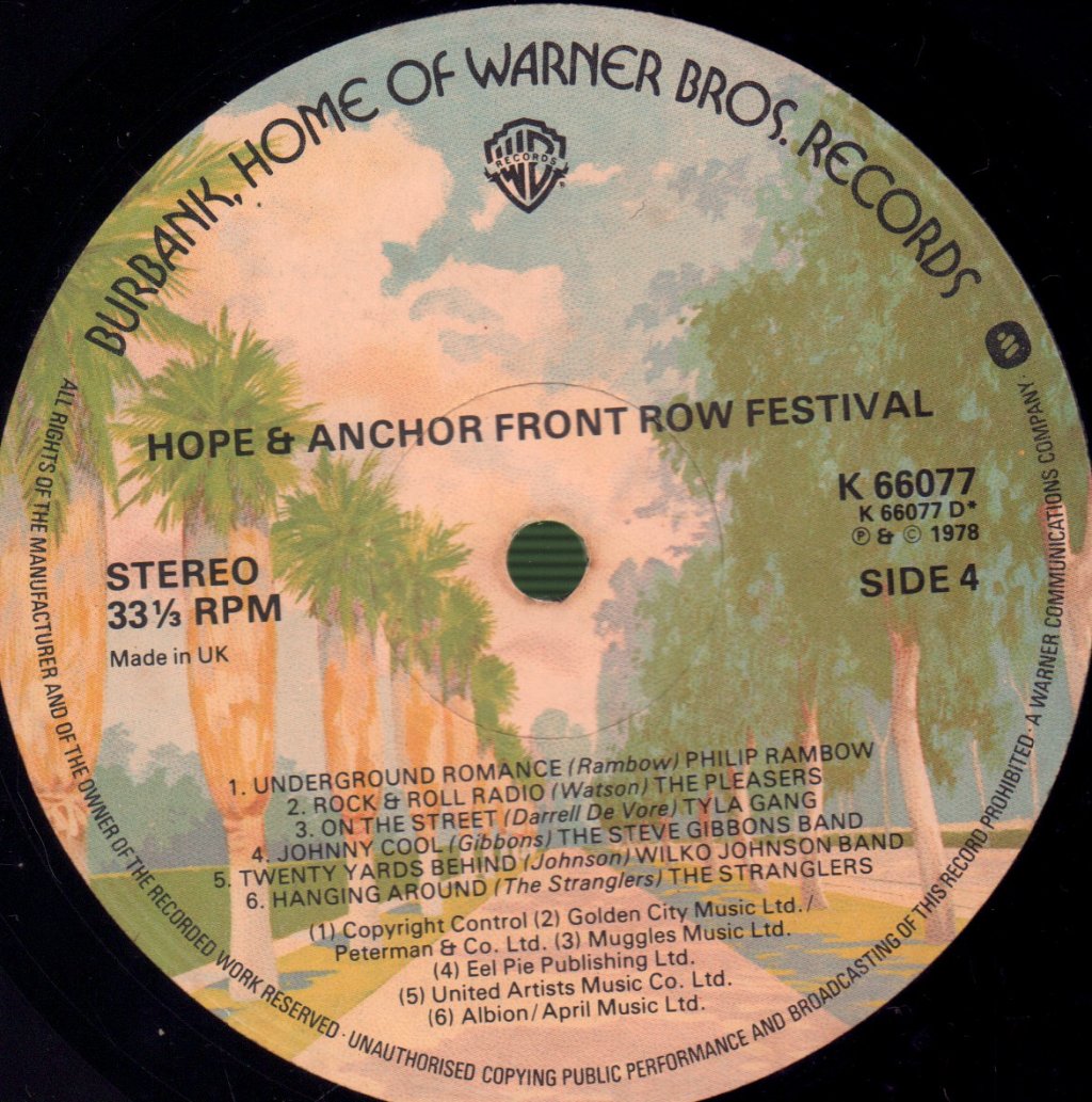 Various Artists - Hope And Anchor - Double Lp