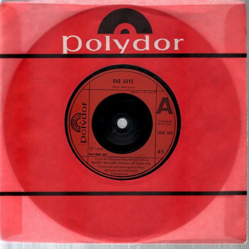 Paul Williams - Bad Guys - 7 Inch