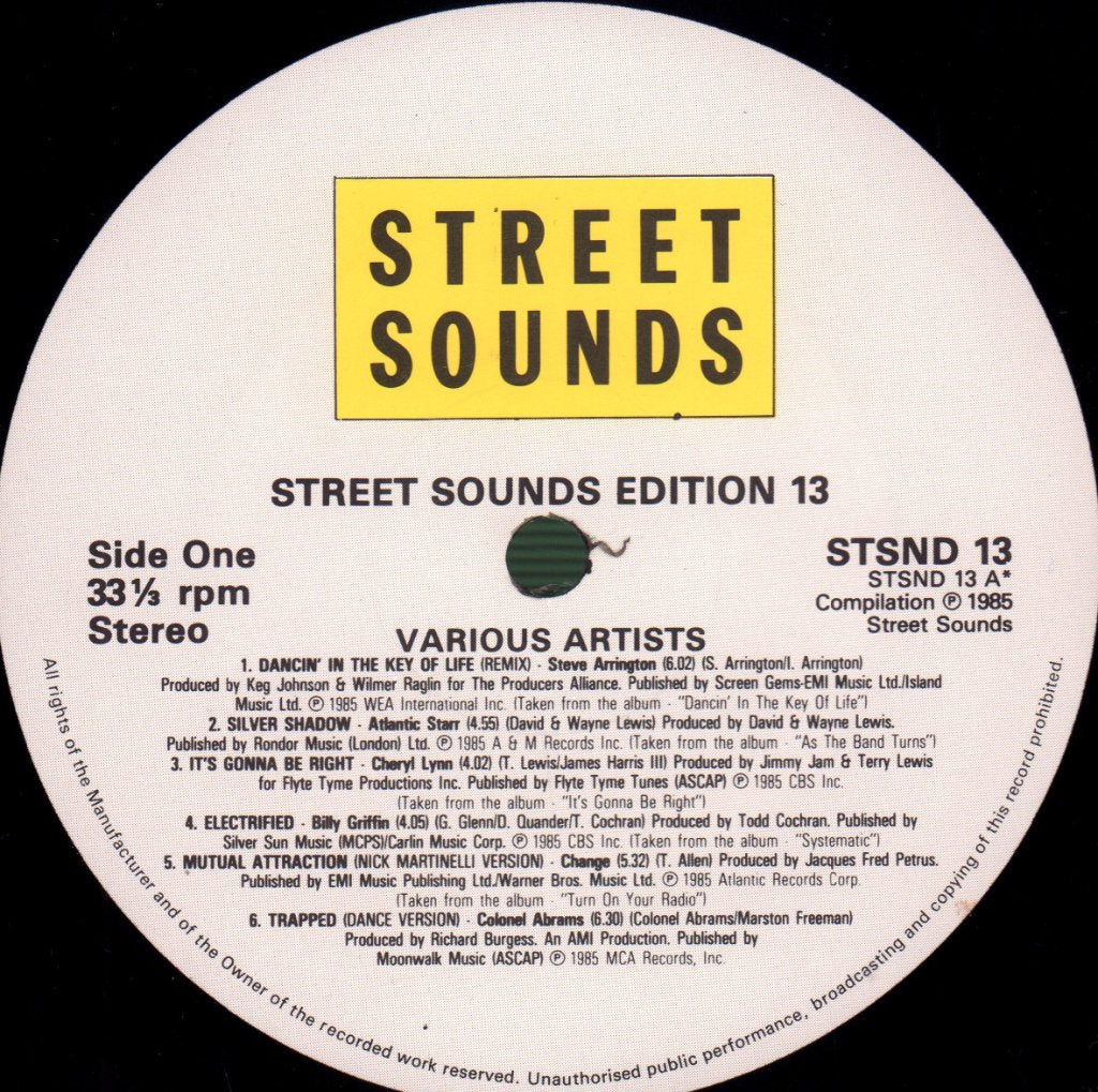 Various Artists - Street Sounds 13 - Lp