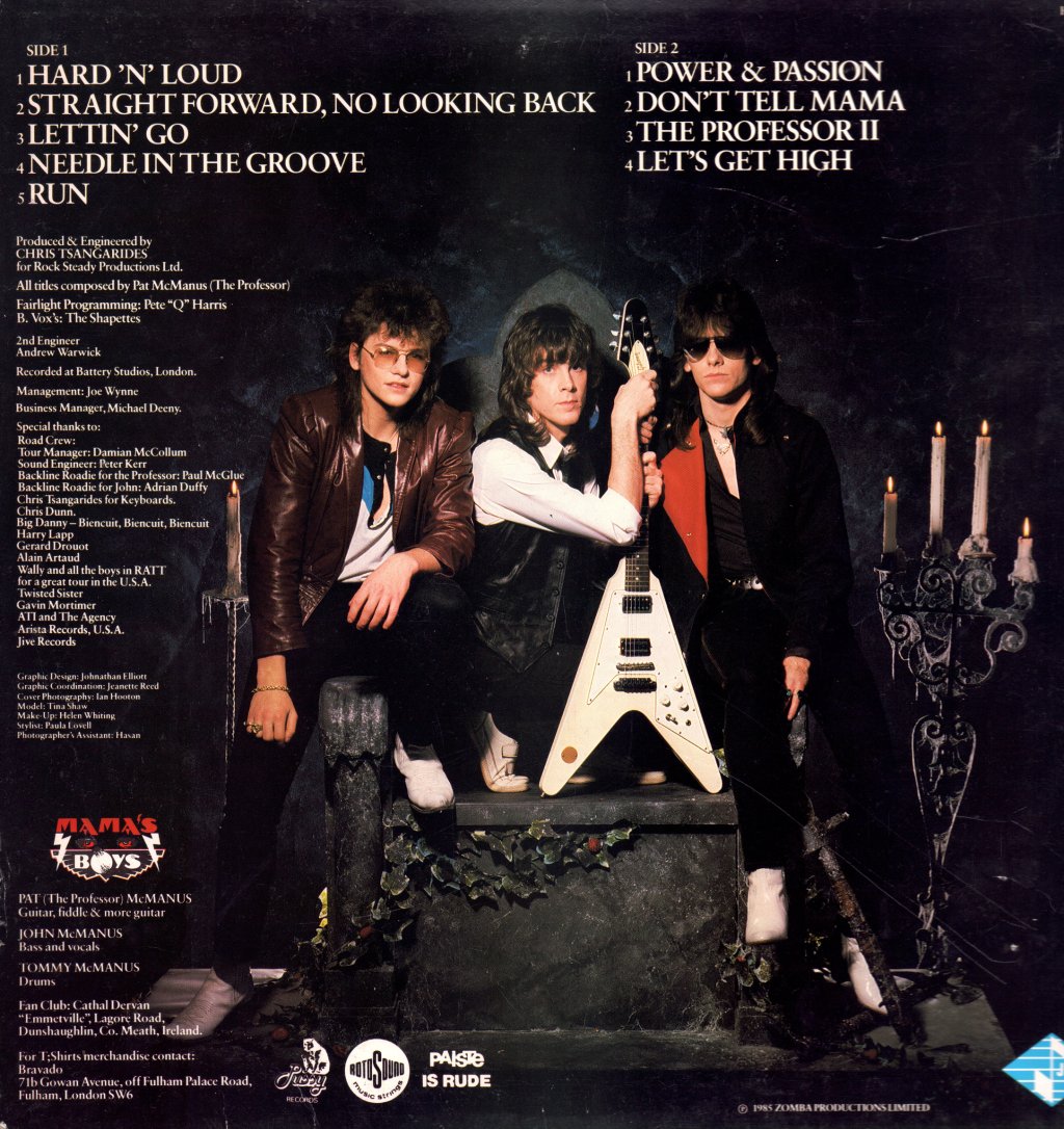 Mama's Boys - Power And Passion - Double Lp