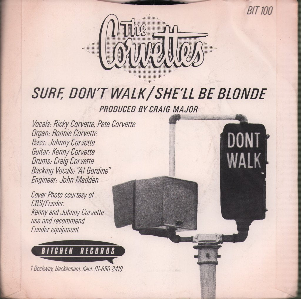 Corvettes - Surf, Don't Walk - 7 Inch