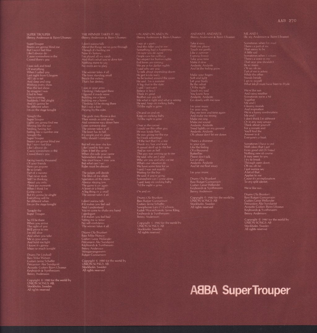 ABBA - Super Trouper - Lp