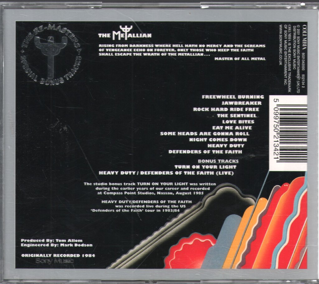 Judas Priest - Defenders Of The Faith - Cd