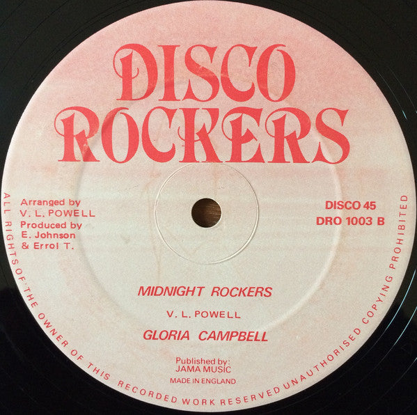 Gloria Campbell - Tonight Is My Night Out - 12 Inch