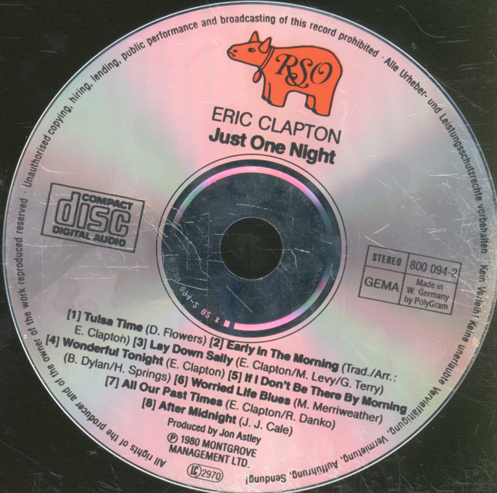 Eric Clapton - Just One Night - Double Cd